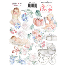 Набір наклейок (стікерів) # 075, Shabby baby girl redesign 1, Фабрика Декору