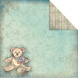 Двусторонняя скрапбумага Big Bear 30х30 от Fabscraps