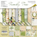 Набор двусторонней бумаги 20х20см Scrapmir Family Tree 11шт