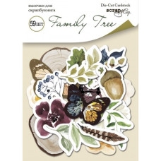 Набір вирубування для скрапбукінгу 59шт Scrapmir Family Tree