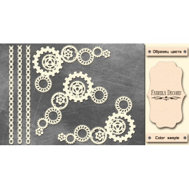 Набір чіпбордов Стимпанк 1 # 363 color_Milk Фабрика Декору