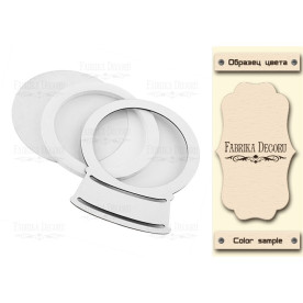 Заготовка для шейкера Снежный шар 9.8х8.3cm color_Light_milk, Фабрика Декору