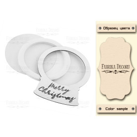 Заготівля для шейкера Різдвяний куля 9.5х7.5cm, Фабрика Декору