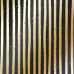 Аркуш паперу з фольгуванням Golden Stripes Black, Фабрика Декору
