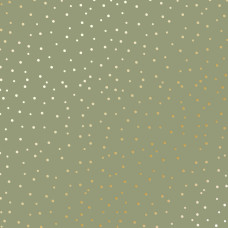Лист бумаги с фольгированием Golden Drops Olive, Фабрика Декору