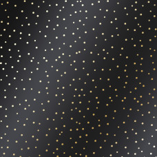 Лист бумаги с фольгированием Golden Drops Black, Фабрика Декору