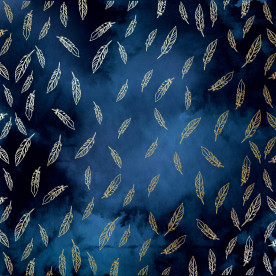 Лист бумаги с фольгированием Golden Feather Night garden, Фабрика Декору