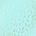 Аркуш паперу з фольгуванням Golden Feather Turquoise, Фабрика Декору