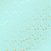 Аркуш паперу з фольгуванням Golden stars Turquoise, Фабрика Декору