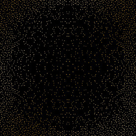 Лист бумаги с фольгированием Golden Mini Drops Black, 30.5х30.5 см, 200 г/м2, Фабрика Декору