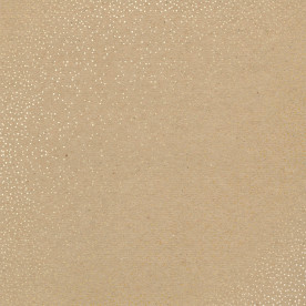 Аркуш паперу з фольгуванням Golden Mini Drops Kraft, Фабрика Декору