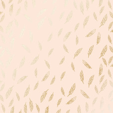 Аркуш паперу з фольгуванням Golden Feather Beige, Фабрика Декору