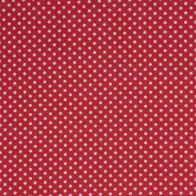 Хлопок Красный горошек, 50х55 см, плотность 120