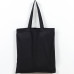 Еко-сумка саржа 100% х / б чорний, 38х10х42 см, ручка 48 см