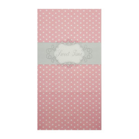 Подарочный пакетик, 24х12.5х7.5 см, бумажный, розовый