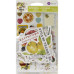 Набор высечек эфемеры Fruit Paradise, кардсток с фольг., 44 шт., Prima