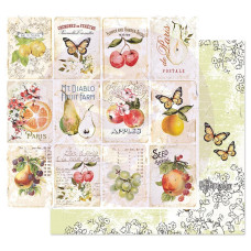 Скраппапір 30х30 см Fruit Lover - Fruit Paradise, 30х30 см, Prima