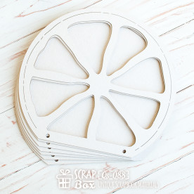 Основа для альбому в формі апельсина (великий, 8шт) Оs-088, Scrapbox