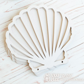 Основа для альбома в форме ракушки (8шт) Оs-091, Scapbox