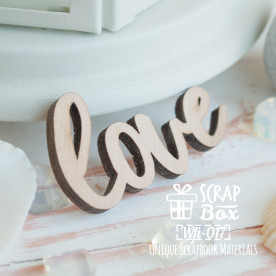 Напис Love маленька Wfi-017, Scrapbox