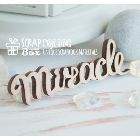Надпись Miracle Wfi-014, Scrapbox