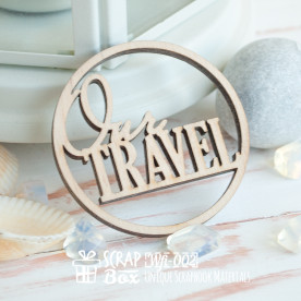 Надпись Our travel Wfi-002, Scrapbox