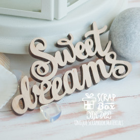 Напис Sweet dreams Wfi-012, Scrapbox