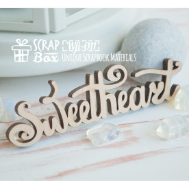 Надпись Sweetheart Wfi-011, Scrapbox