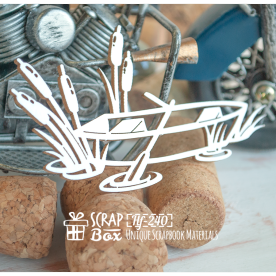 Чипборд, Лодка в камышах, Scrapbox