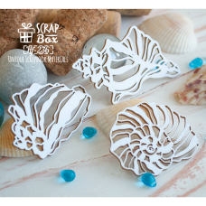 Чіпборд набір з трьох черепашок Hf-236, Scrapbox