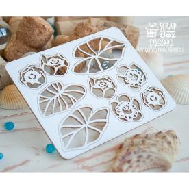 Чіпборд набір з кубушками Hf-244, Scrapbox