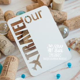 Чіпборд, Картка Project Life PL-060, Scrapbox