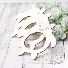 Чіпборд шейкер Свинка 3шт 70 * 71мм 2891, Valeo