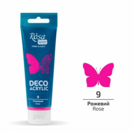 Акрил для декора, Розовый, матовый, 75 мл, Rosa Talent