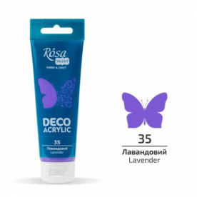 Акрил для декору, Лавандовий, матовий, 75 мл, Rosa Talent