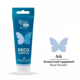 Акрил для декору, Блакитний пудра, матовий, 75 мл, Rosa Talent