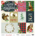 Лист односторонней бумаги 30x30 Cards Merry Christmas Scrapmir