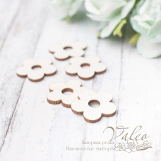 Чіпборд Квіточки 5шт 18 * 18мм 2886 Valeo