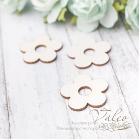 Чіпборд Квіточки 3шт 23 * 23мм 2884 Valeo