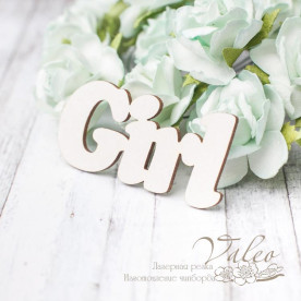 Чипборд Girl 53*24мм 2868 Valeo