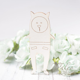 Чіпборд Котик 33 * 70мм 2858 Valeo