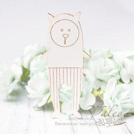 Чипборд Котик 33*70мм 2857 Valeo