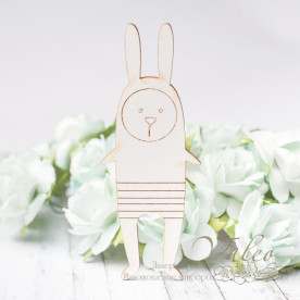 Чипборд Зайчик 30*78мм 2853 Valeo