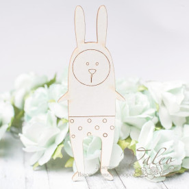 Чипборд Зайчик 30*78мм 2854 Valeo