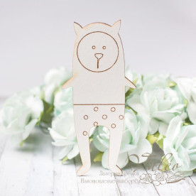 Чіпборд Котик 33 * 70мм 2852 Valeo