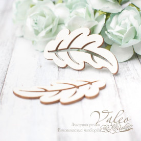 Чіпборд Листочки 2шт 23 * 44мм 2834 Valeo