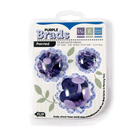 Брадси Basic Brads Painted - Purple від We R Memory Keepers