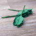 Декоративные бумажные листики 40мм 5шт цвет зеленый 2903 Valeo