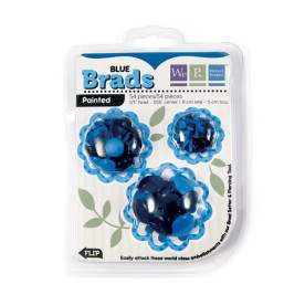 Брадси Basic Brads Painted - Blue від We R Memory Keepers