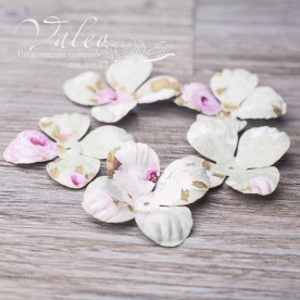 Декоративні паперові Гортензія 35 * 35мм 5шт квітковий мотив 2942 Valeo